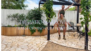 DIY PATIO MAKEOVER | Transforming our front yard