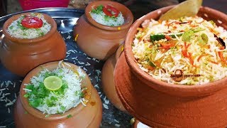 TRADITIONAL POT BIRYANI | Famous Matka Chicken Biryani | Street Food of Karachi Pakistan