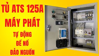 Tủ ATS máy phát điện 125A tự động đề nổ và tắt máy dễ lắp đặt DITICO