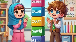 Five Pillars of Islam | Shahada | Salah | Zakat |Sawm | Hajj | Kidzvidz Learning