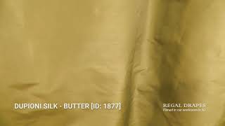 DUPIONI SILK - BUTTER [ID: 1877]