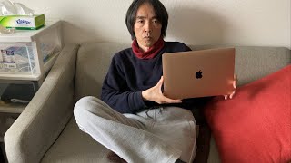 First mac in my life - open the package/Japanese single 1R living alone in 50s 【vlog】