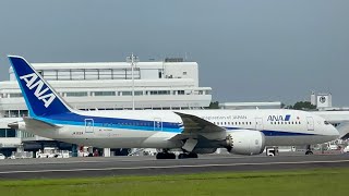 鹿児島空港　ANA Boeing 787-8 JA815A ［離陸］