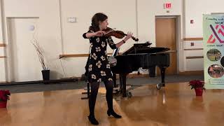 Madeline Eibner-Gebhardt, Violin, Tchaikovsky Violin Concerto Movement 3 - 12/17/23