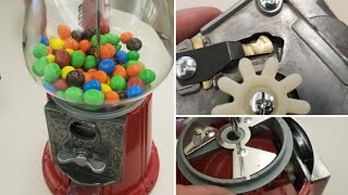 How To Fix: Carousel 1985 Gumball Machine Coin Drive (TAKE APART!)