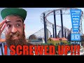 WHOOPS! Half a day at a great park! | Blackpool Pleasure Beach Vlog Jul 2024