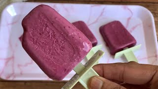 Blue Berry Popsicle || Yogurt Popsicle