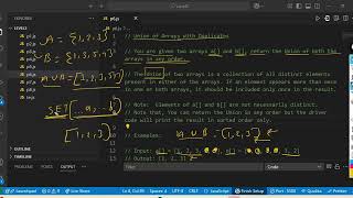 Union of Two Arrays with Duplicates | JavaScript Coding Interview Question