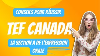 Conseils pour réussir la section A de l'expression orale du TEF Canada