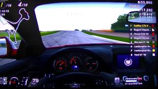 GT6 Ascari 10 Lap Challenge Cadillac CTS-V vrs FXX Ferrari