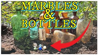 💥 Bottle Digging Dump Digging #76 💥 Digging In Massive Hillside Dump For Antique & Vintage Bottles ©