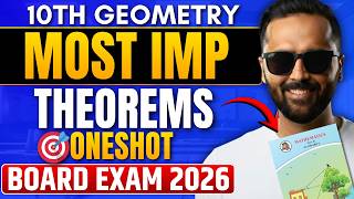 Most Important Theorems | 10th Geometry | Board Exam 2026 | Pradeep Giri Sir