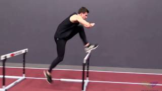 HOW TO HURDLE - 1 Step Drills Over the Top Left