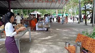 Counting monks in the Covid19 of 2020 Pchum ceremony ការរាប់បាត្រព្រះសង្ឃនៅក្នុងពិធីបុណ្យភ្ជុំ