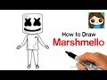How to Draw Marshmello Easy