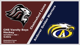 CHS Hockey: Varsity Boys vs. Andover – February 1, 2025