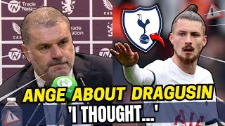 🔥🚨 LEFT NOW! 'I THOUGHT...' ANGE TALKED ABOUT DRAGUSIN! TOTTENHAM LATEST NEWS! SPURS LATEST NEWS
