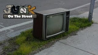 RCA ColorTrak TV - ChanneLock Remote - Junk on the Street