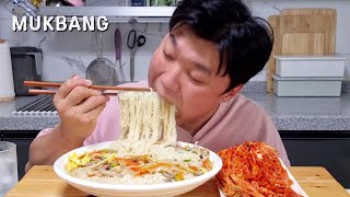 눈오고🌨 추울땐🥶 따끈따끈 어묵 잔치국수🍜 한그릇이면 온 몸이 사르르~~ (ft. 꿀맛같은 김장김치❤️) Fish cake noodle kimchi mukbang