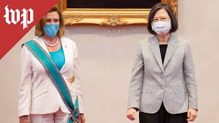 WATCH: Pelosi and Taiwanese president hold joint news conference