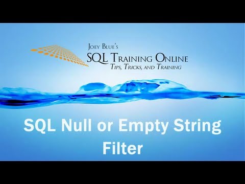 SQL Null or Empty How to Check for Null or Empty Column in SQL Server SQL Training Online SQL Null or Empty How to Check for Null or Empty Column in SQL Server SQL Training Online