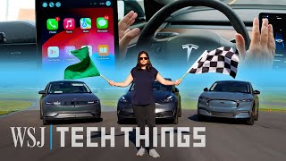 Tesla vs. Ford vs. Hyundai: Which EV Has the Best Tech? | WSJ
