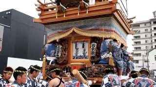 潮来祇園祭禮2013 下壹丁目 福俵と白鼠の山車Ⅲ OLYMPUS PEN E P5／MZD17mm F1 8