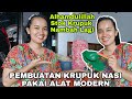 PEMBUATAN KRUPUK NASI PAKAI ALAT MODERN‼️ ALHAMDULILLAH STOK KRUPUK NAMBAH LAGI