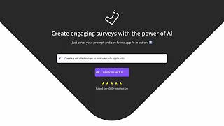 How to use forms.app AI to create surveys