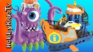 Imaginext Deep Sea Mission Boat Review with a Toy Squid Alien