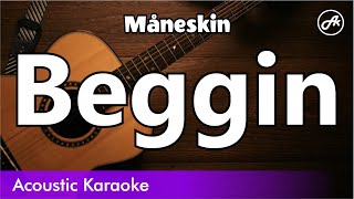 Måneskin - Beggin (SLOW karaoke acoustic)