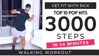 3000 Steps in 24 Minutes | Fun Walking Workout | Daily Workout at home