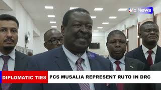 How PCS Musalia Arrived in DRC to Represent President Ruto
