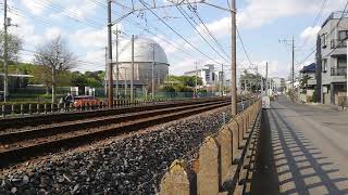 新京成線　松戸行き8900形8918編成　常盤平駅周辺にて