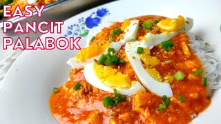 Easy Pancit Palabok | Using Mama Sita's Palabok Mix | Filipino Rice Noodle Dish
