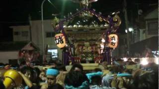 HD【平成23年度 城戸・浜町1】房総天津地区須賀神社祭礼20110731214908