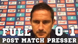Leicester 0-1 Chelsea - Frank Lampard FULL Post Match Press Conference - FA Cup
