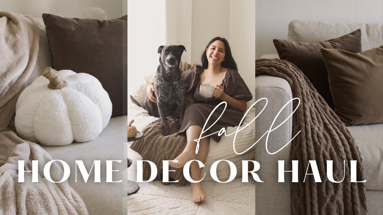 FALL HOME DECOR HAUL | Pottery Barn Dupes + High End Finds For Less ...