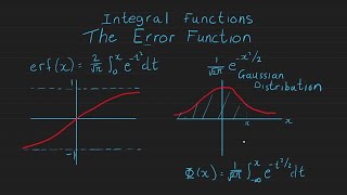 3. Integral Functions: Error Function and Gaussian Distribution