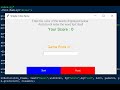 Simple Color Game using Python