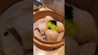 SHRIMP dumplings har gow 🥟 #shorts