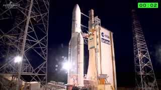 Décollage d'Ariane 5 - Vol 227 - 10/11/15 - Arabsat-6B et GSAT-15