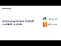 Deploy Python API on AWS Lambda | FastAPI on AWS Lambda
