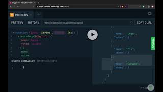 05 Dynamic Values in Queries Mutations with GraphQL Variables