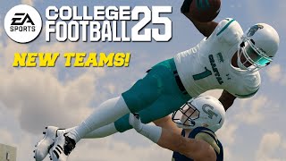 All the New Teams in College Football 25 that were Not in NCAA 14!