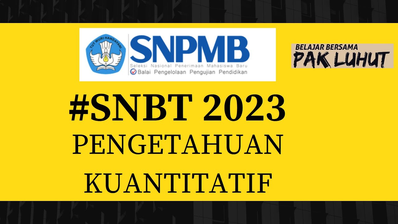 Pembahasan Contoh Soal SIMULASI SNBT 2023 - YouTube