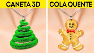 COLA QUENTE vs. CANETA 3D || As Miniaturas e Joias Mais Fofas