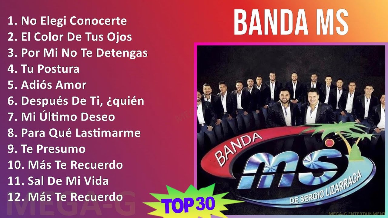 B A N D A M S 2024 MIX 30 Grandes Exitos T11 ~ Top Latin Music - YouTube