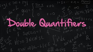 1.4 Double Quantifiers