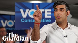 Rishi Sunak on general election campaign trail – watch live